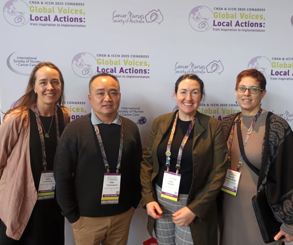 Cultural Diversity staff Abbie, Nido and Lisa at the international conference.