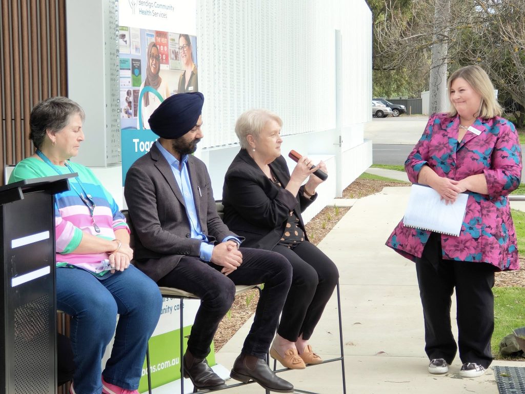 Marty, Dr Jas, Sue Clarke and Mandy